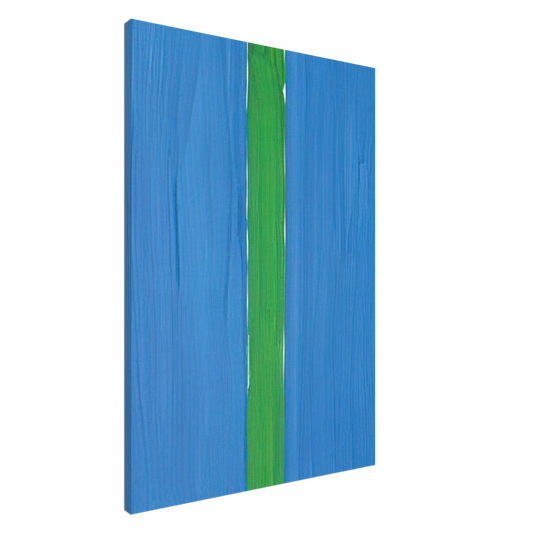 Gunther Forg - Composition bleue et verte - 1988 Canvas - 20x30 cm / 8x12 inches-canvas