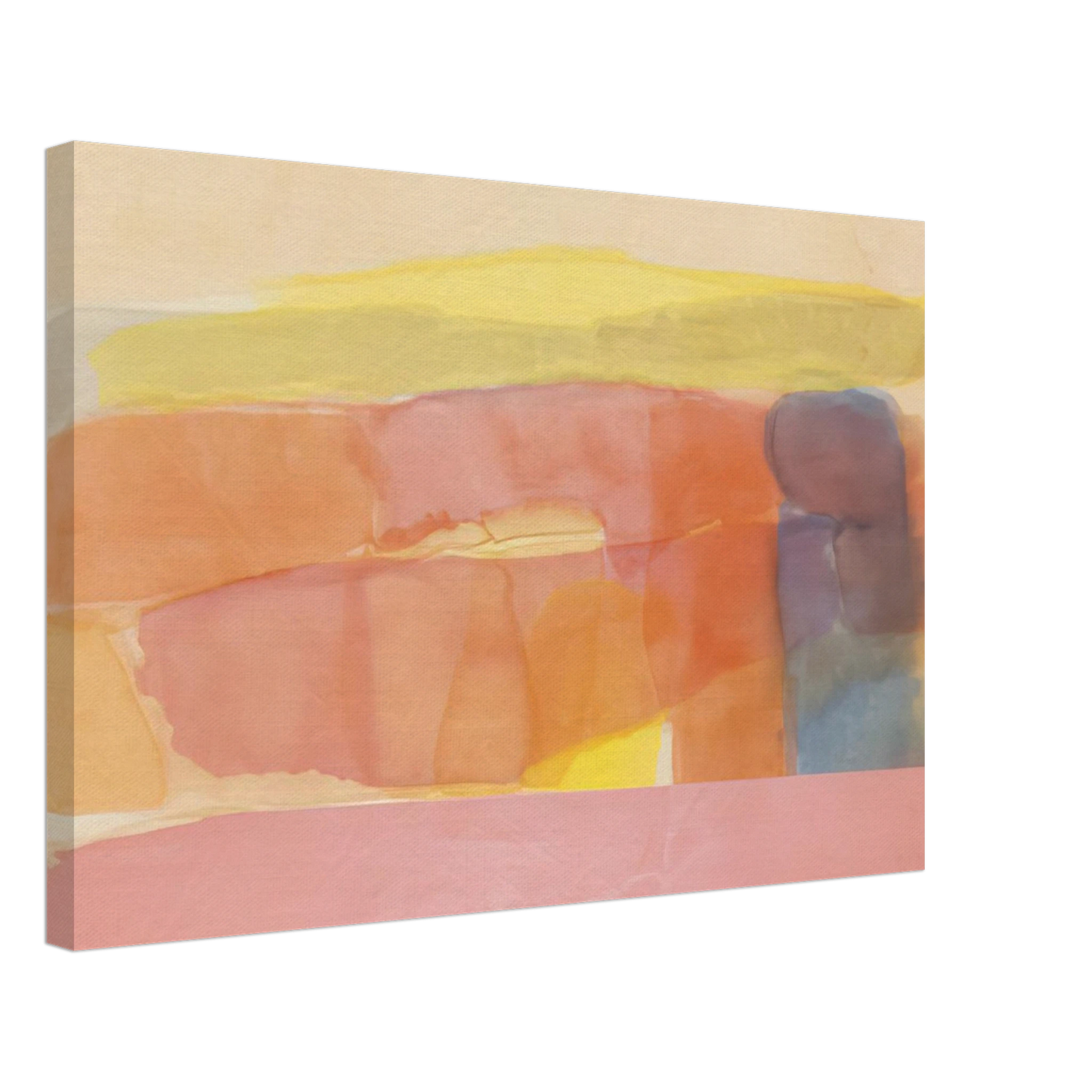 Ronnie Landfield - First Path - 1978 Canvas - 40x60 cm / 16x24 inches-canvas