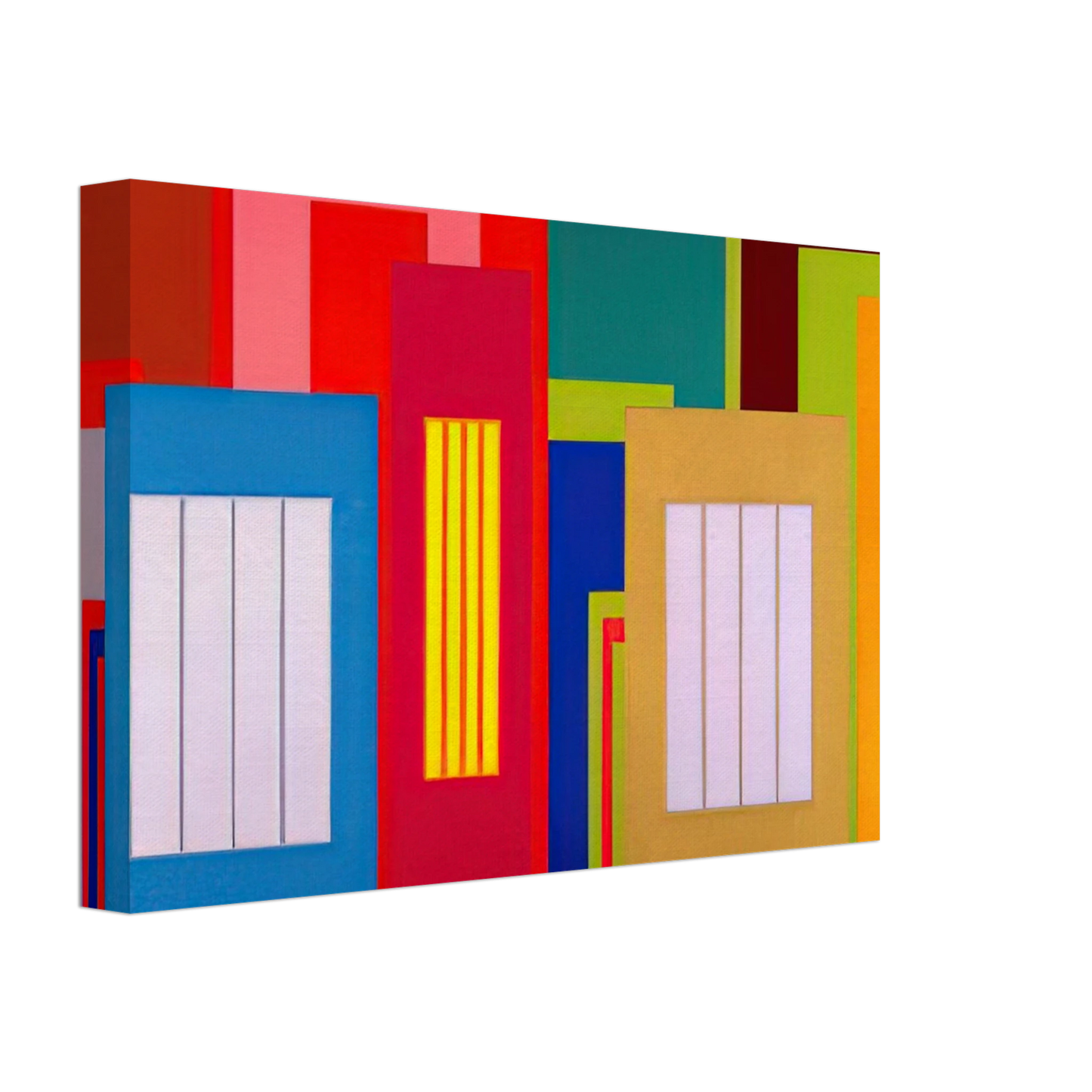 Peter Halley - Super Size - 2000 Canvas - 40x60 cm / 16x24 inches-canvas