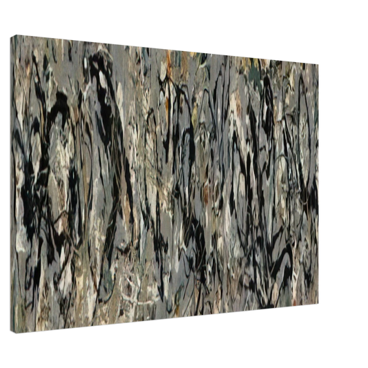 Jackson Pollock - NUMBER 10 1949 Canvas - 20x30 cm / 8x12 inches-canvas