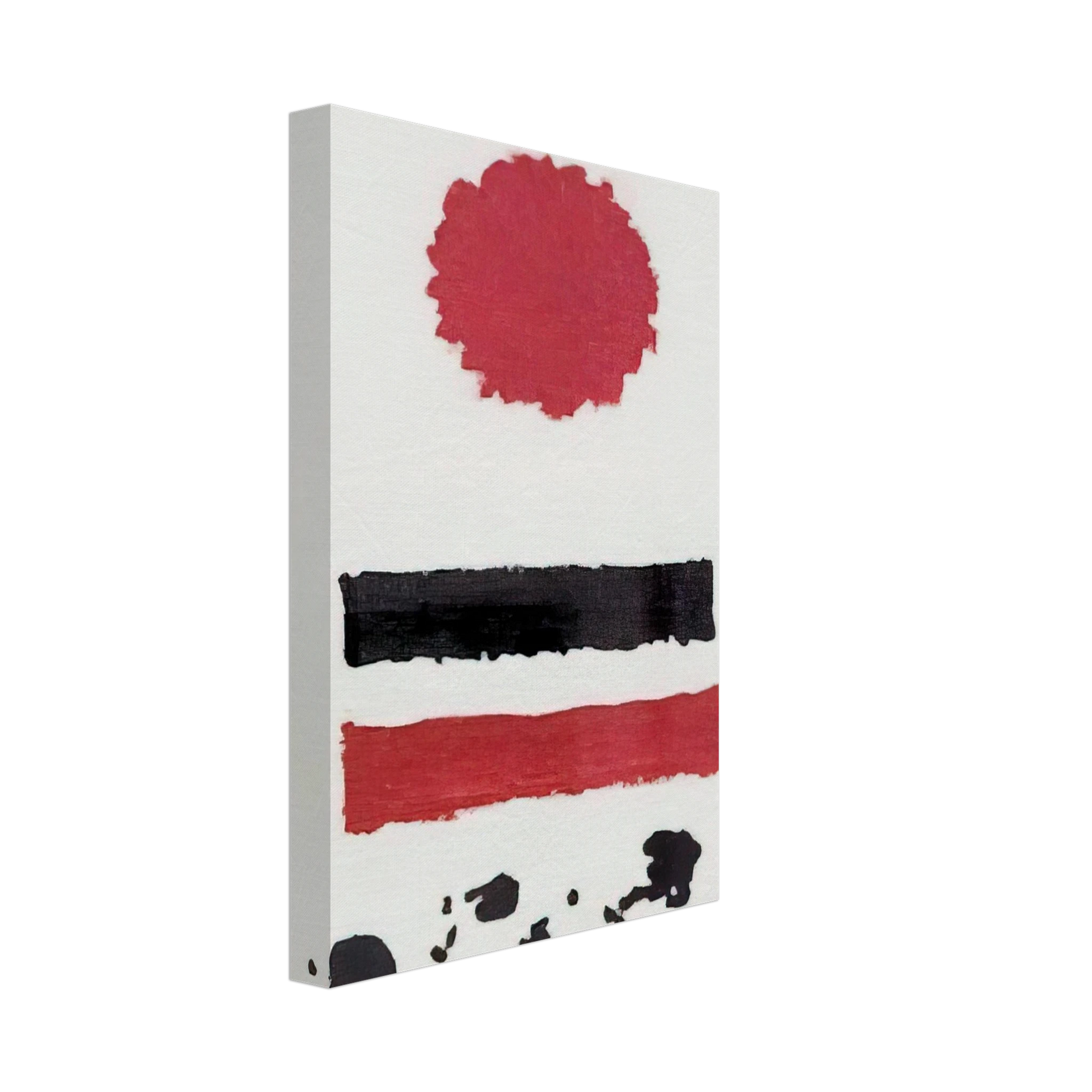 Adolph Gottlieb - Untitled Study for patisan Review Cover - 1969 Canvas - 40x60 cm / 16x24 inches-canvas
