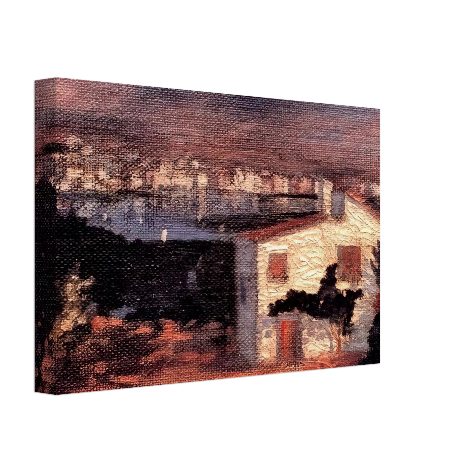 Salvador Dali - THE GARDEN AT LYANE Canvas - 40x60 cm / 16x24 inches-canvas