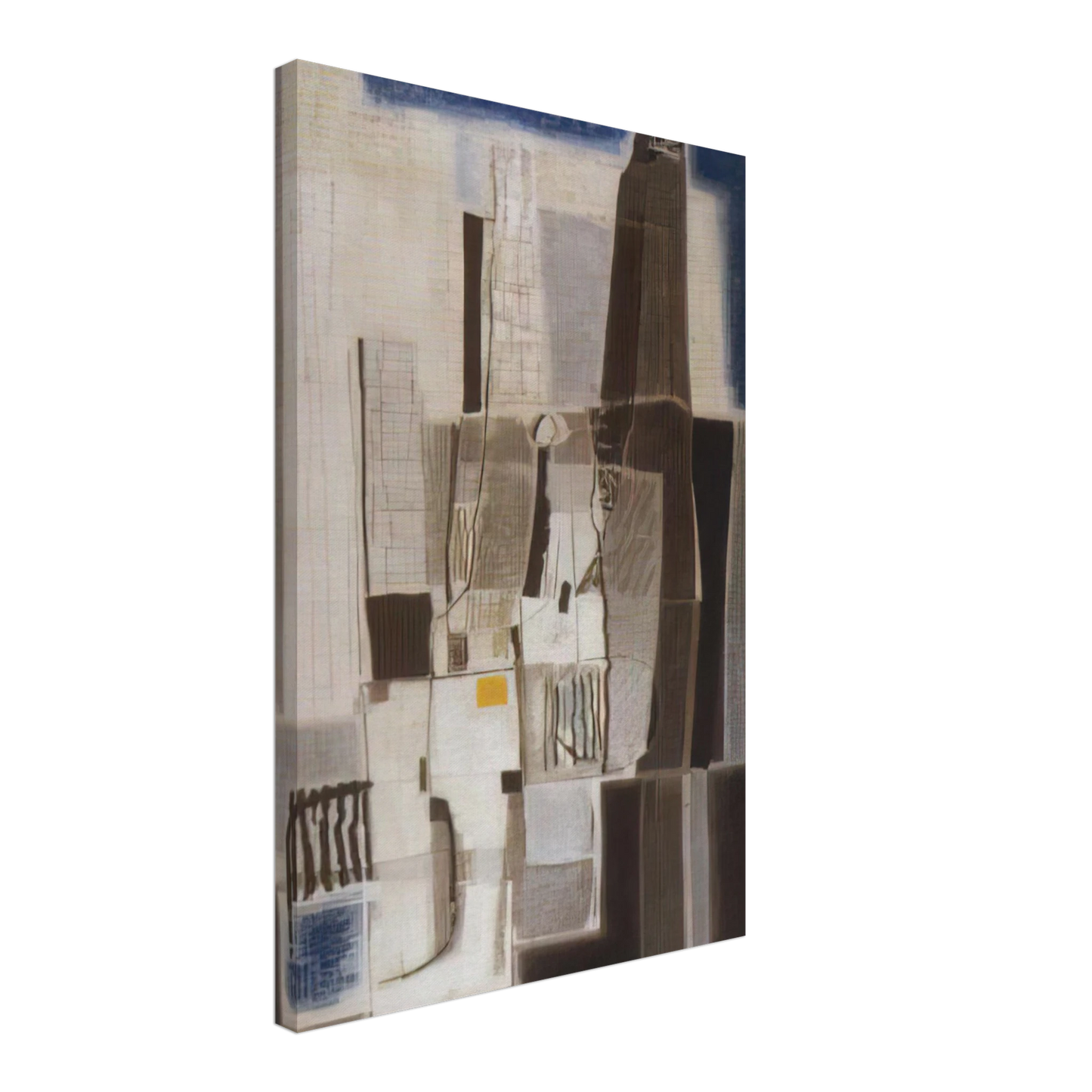 Bice Lazzari - Architettura 1 - Art Informel Canvas - 40x60 cm / 16x24 inches-canvas