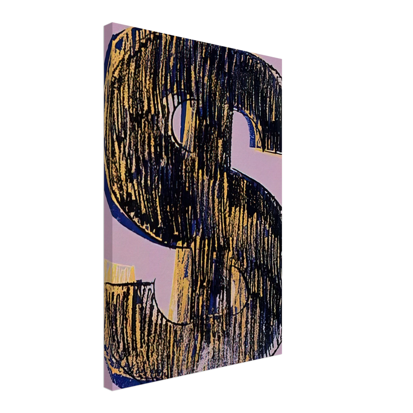 Andy Warhol - Dollar Sign Canvas - 70x100 cm / 28x40 inches-canvas