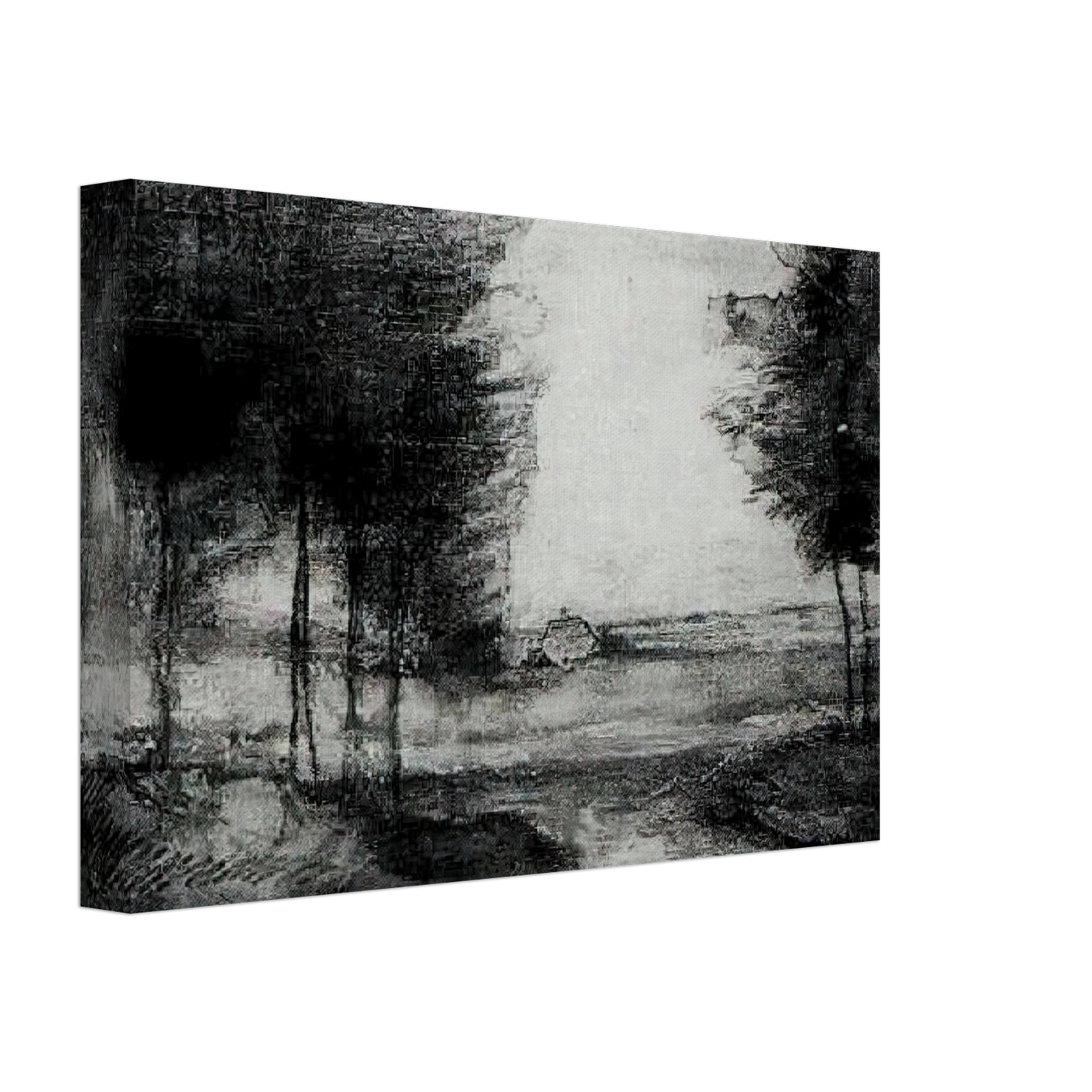 Vincent van Gogh - Landscape Canvas - 70x100 cm / 28x40 inches-canvas