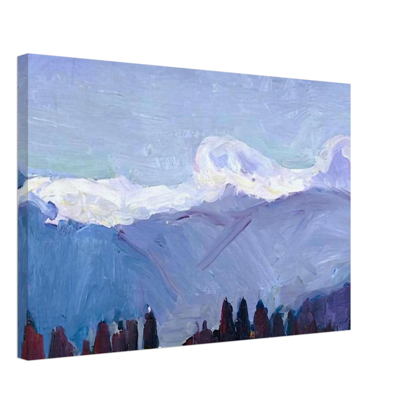 Henri Matisse - GREEN NEEDLES ON THE CROSS JAVERNAZ 1901 Canvas - 40x60 cm / 16x24 inches-canvas