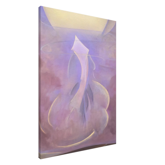 Agnes Lawrence Pelton - Ascent aka Liberation - 1946 Canvas - 20x30 cm / 8x12 inches-canvas