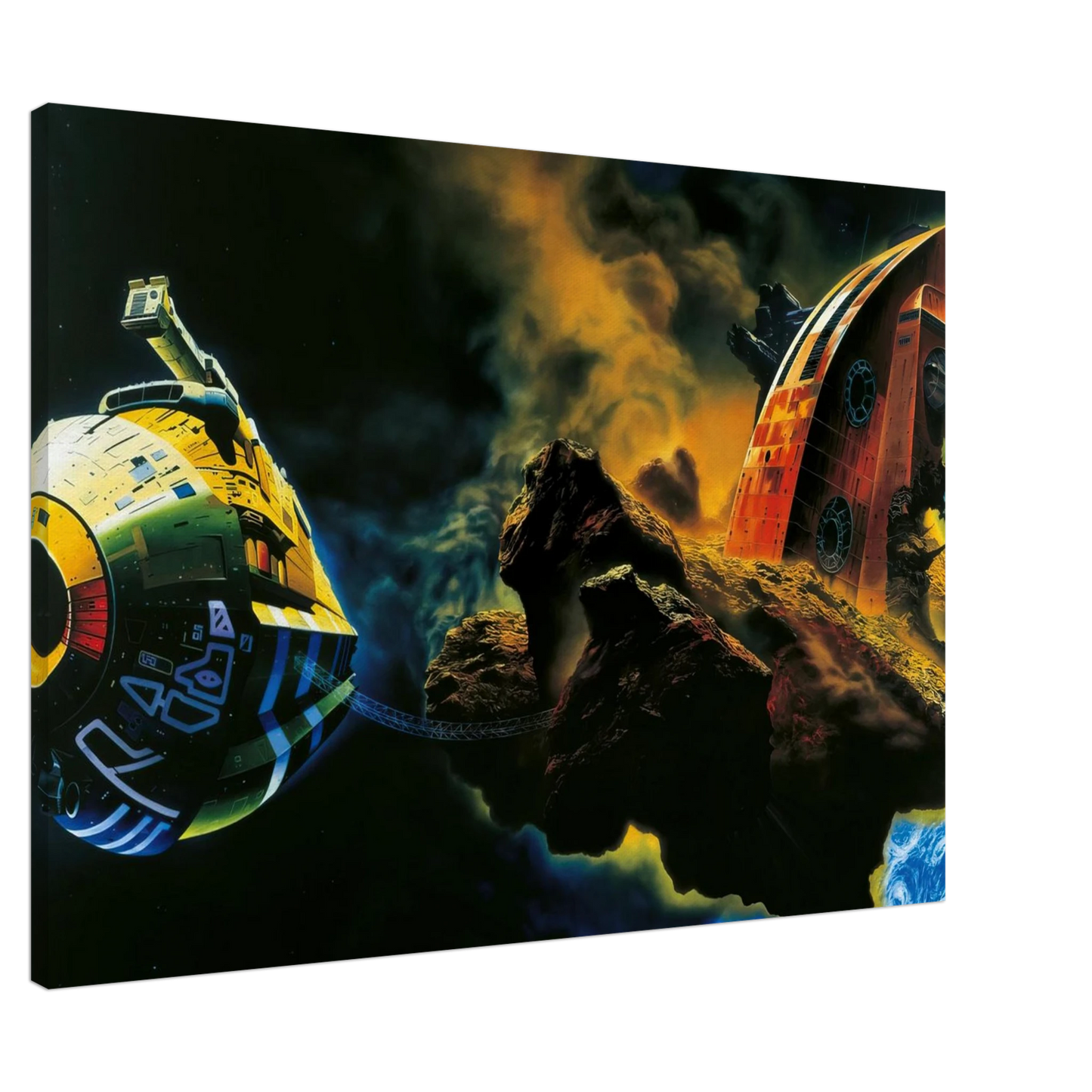 Chris Foss - Chris Foss Canvas - 20x30 cm / 8x12 inches-canvas
