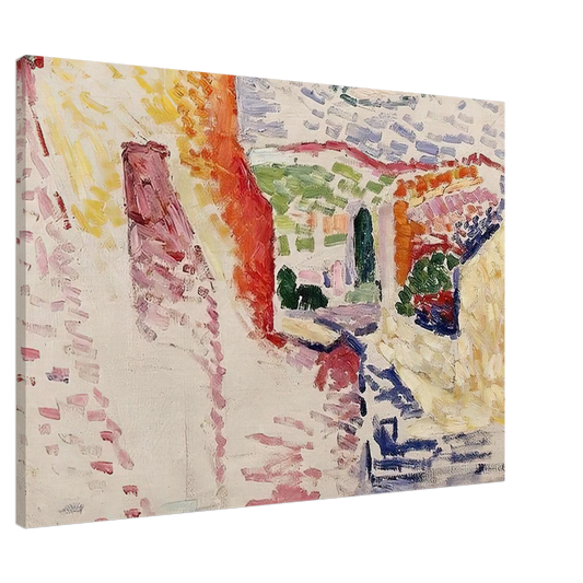 Henri Matisse - SUN STREET 1905 Canvas - 20x30 cm / 8x12 inches-canvas
