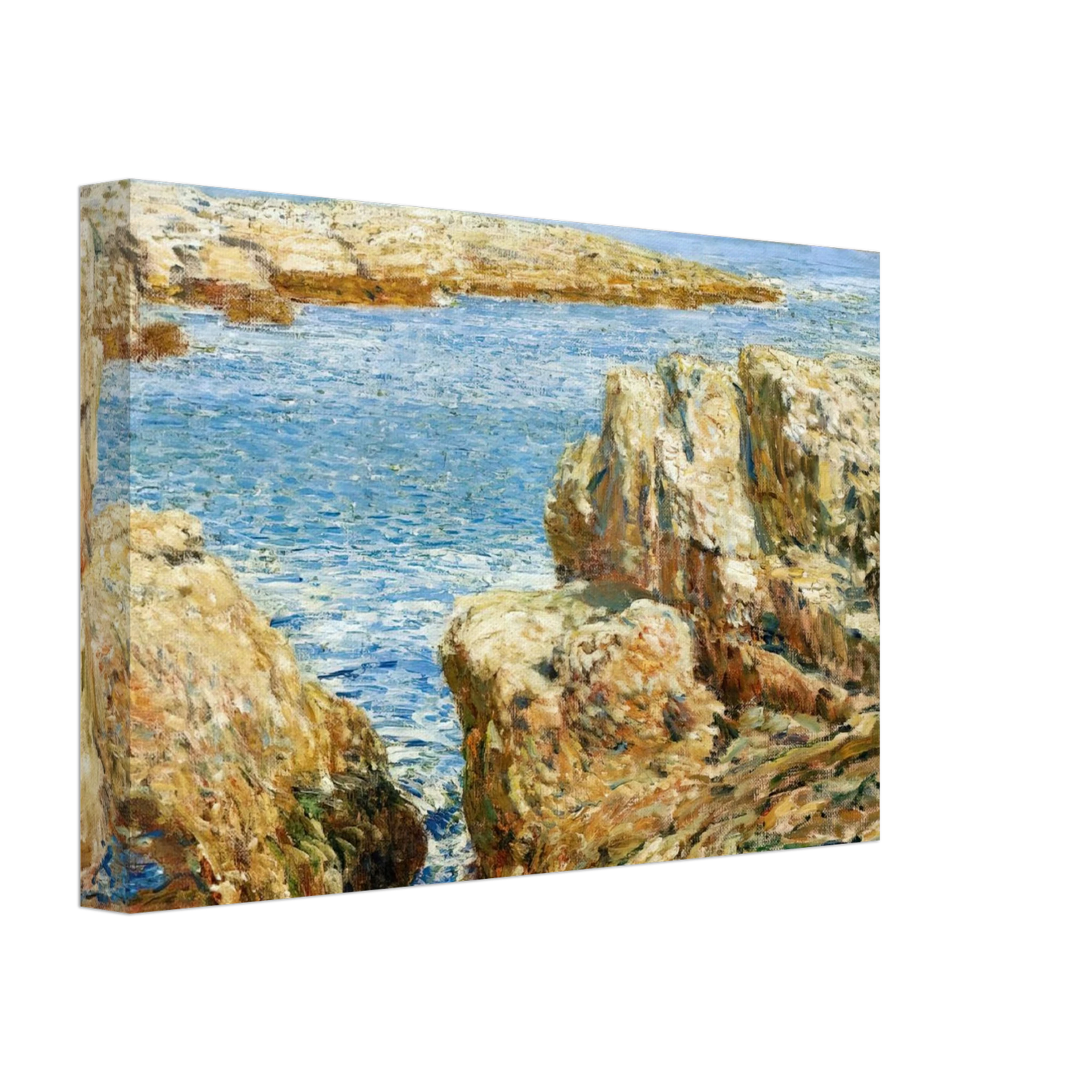 Childe Hassam - Coast Scene, Isles of Shoals Canvas - 70x100 cm / 28x40 inches-canvas