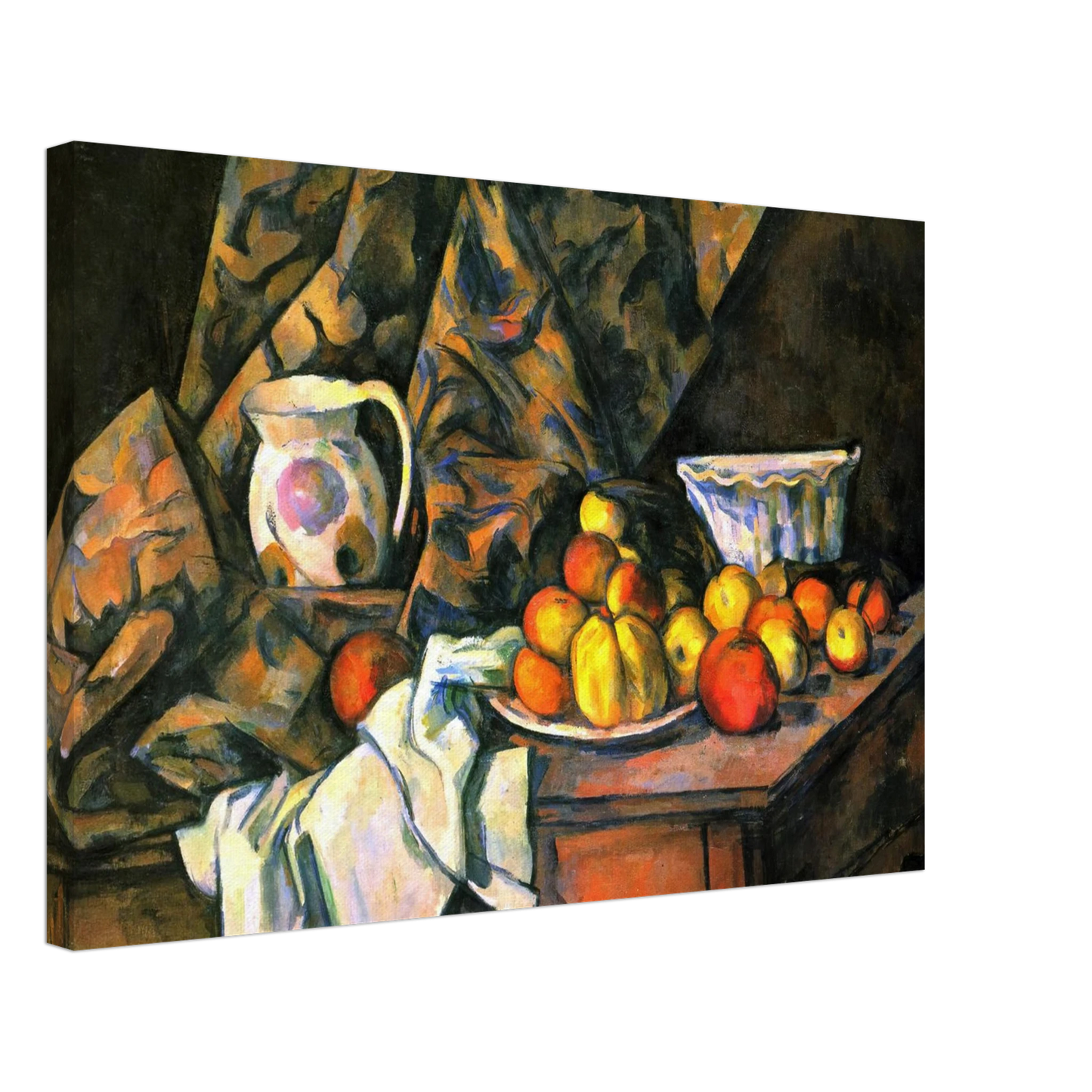 Paul Cezanne - Still Life with Flower Holder Canvas - 40x60 cm / 16x24 inches-canvas