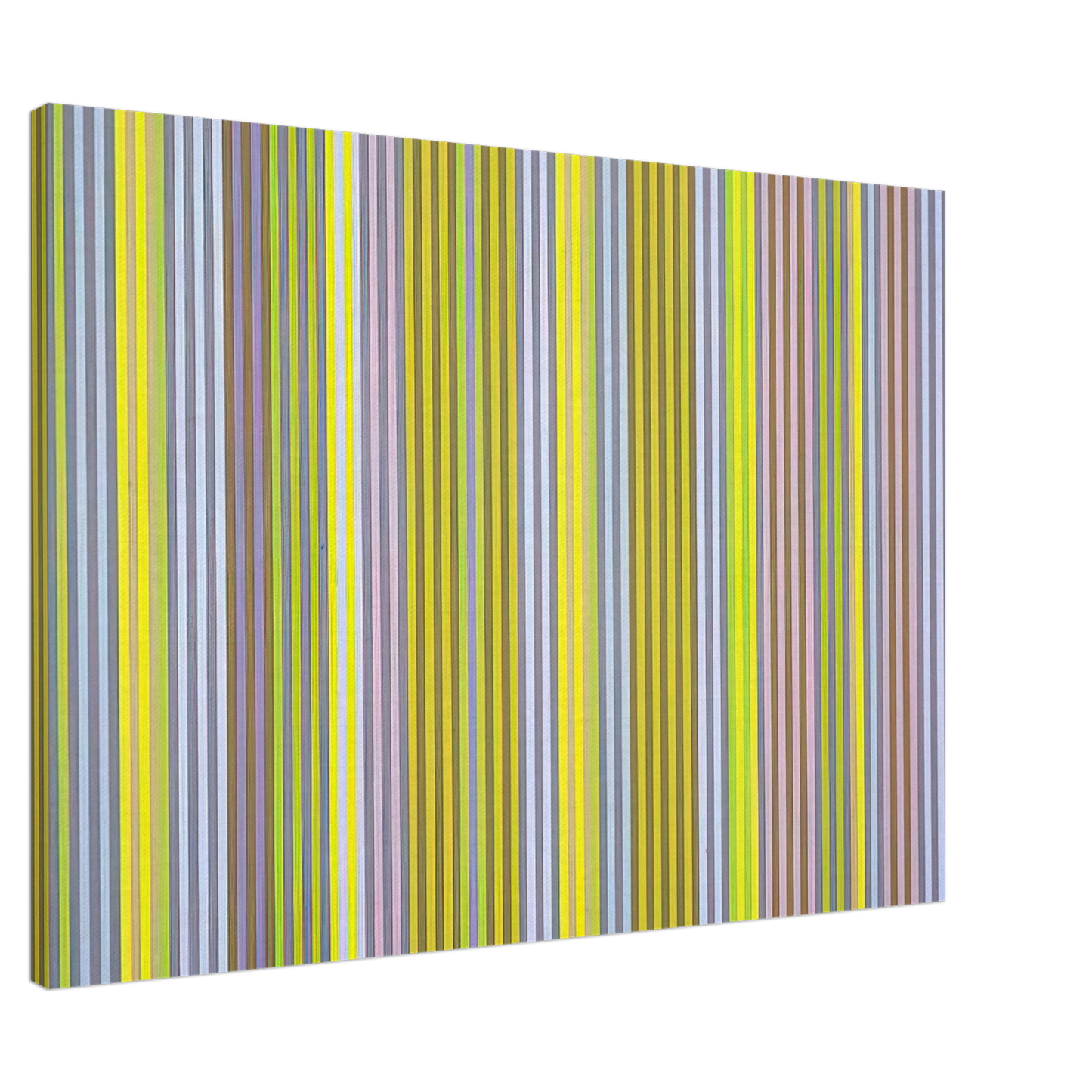 Gene Davis - Black Popcorn - 1969 Canvas - 20x30 cm / 8x12 inches-canvas