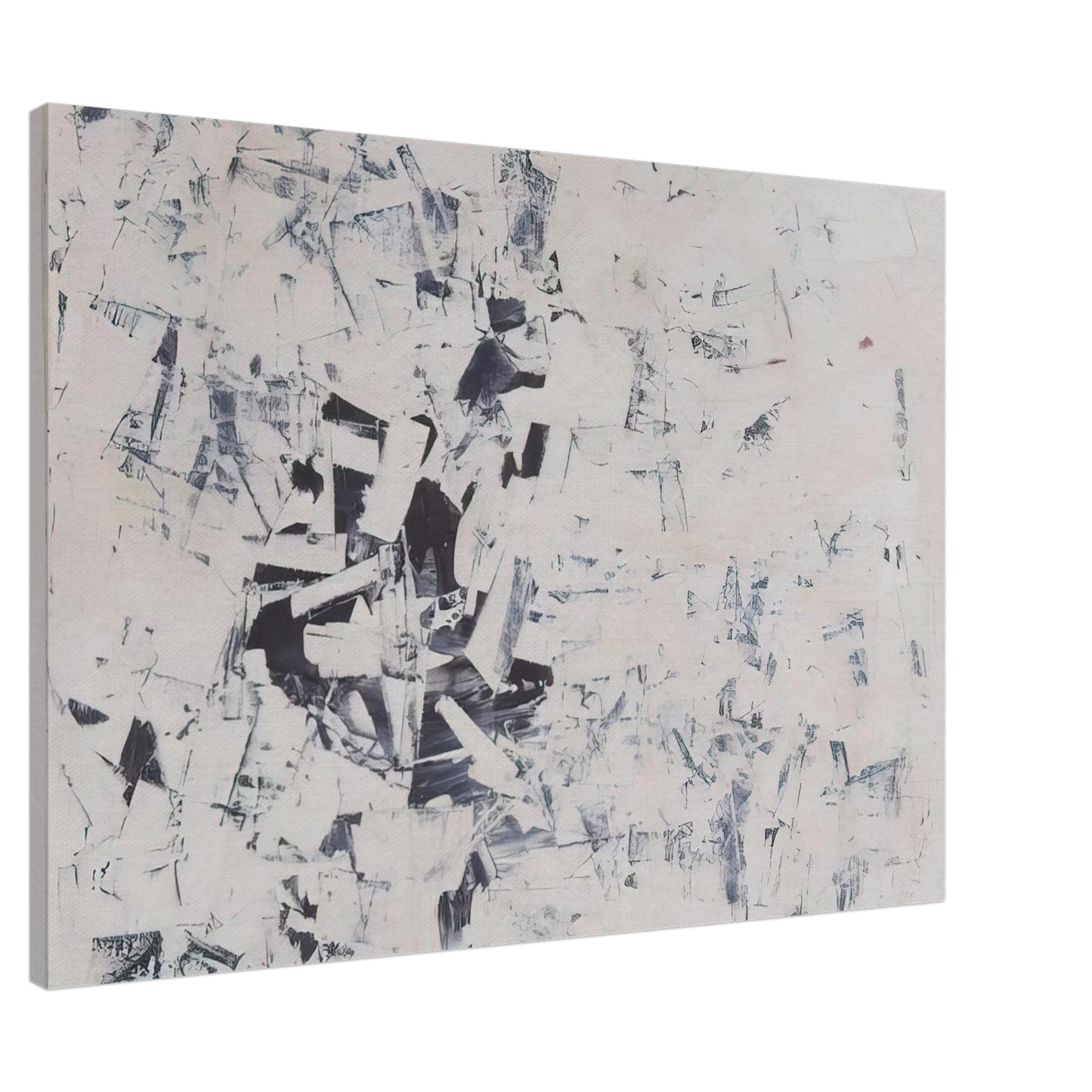 Charlotte Posenenske - Untitled Free Structures - 1960 Canvas - 20x30 cm / 8x12 inches-canvas