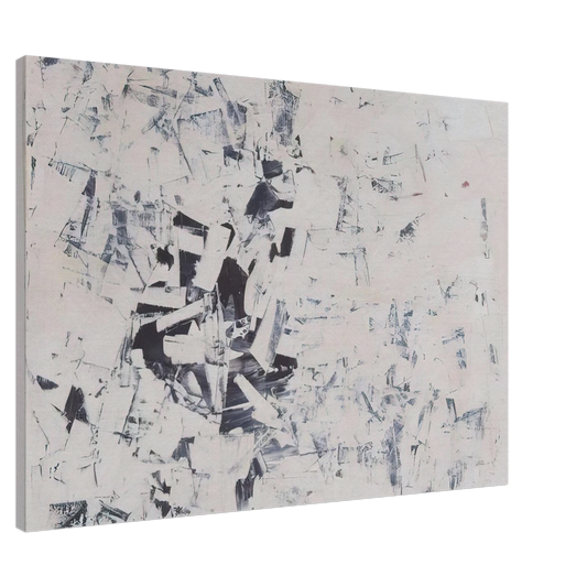 Charlotte Posenenske - Untitled Free Structures - 1960 Canvas - 20x30 cm / 8x12 inches-canvas