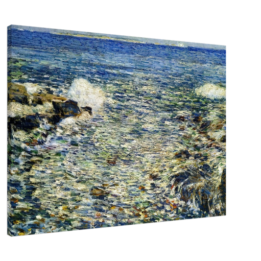Childe Hassam - Surf, Isles of Shoals Canvas - 20x30 cm / 8x12 inches-canvas