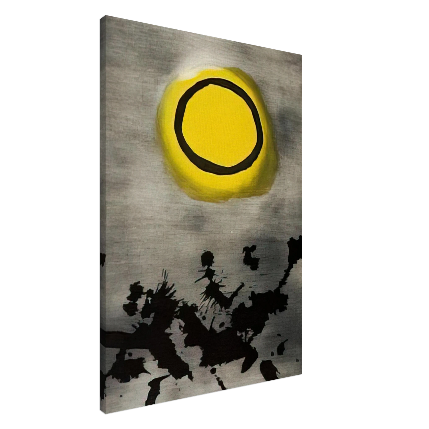 Adolph Gottlieb - Untitled - 1972 Canvas - 20x30 cm / 8x12 inches-canvas