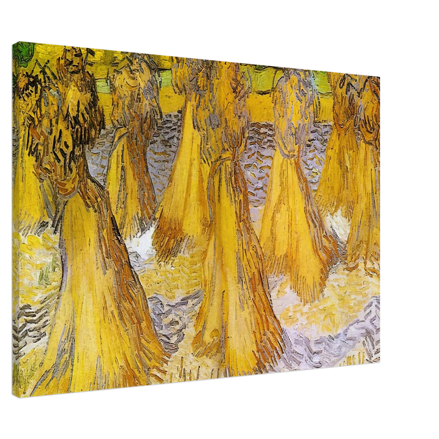 Vincent van Gogh - Sheaves of Wheat Canvas - 20x30 cm / 8x12 inches-canvas