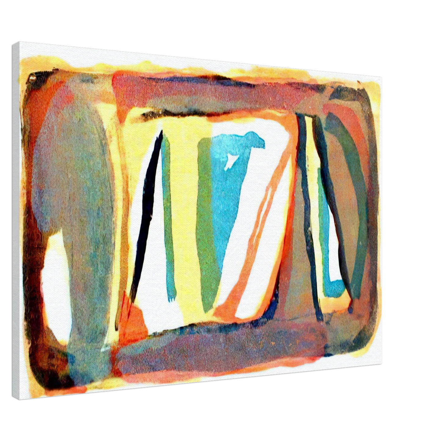 Bram van Velde - Etendue - 1974 Canvas - 20x30 cm / 8x12 inches-canvas