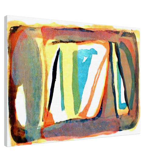 Bram van Velde - Etendue - 1974 Canvas - 20x30 cm / 8x12 inches-canvas