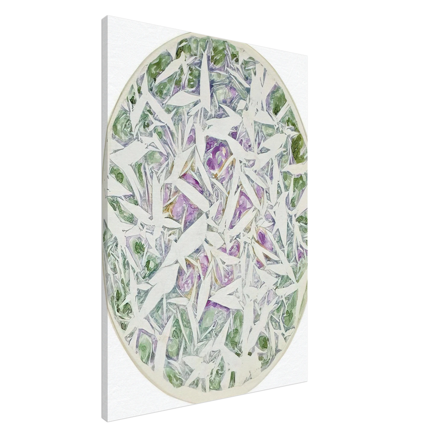 Simon Hantai - Untitled - Tachisme Canvas - 20x30 cm / 8x12 inches-canvas