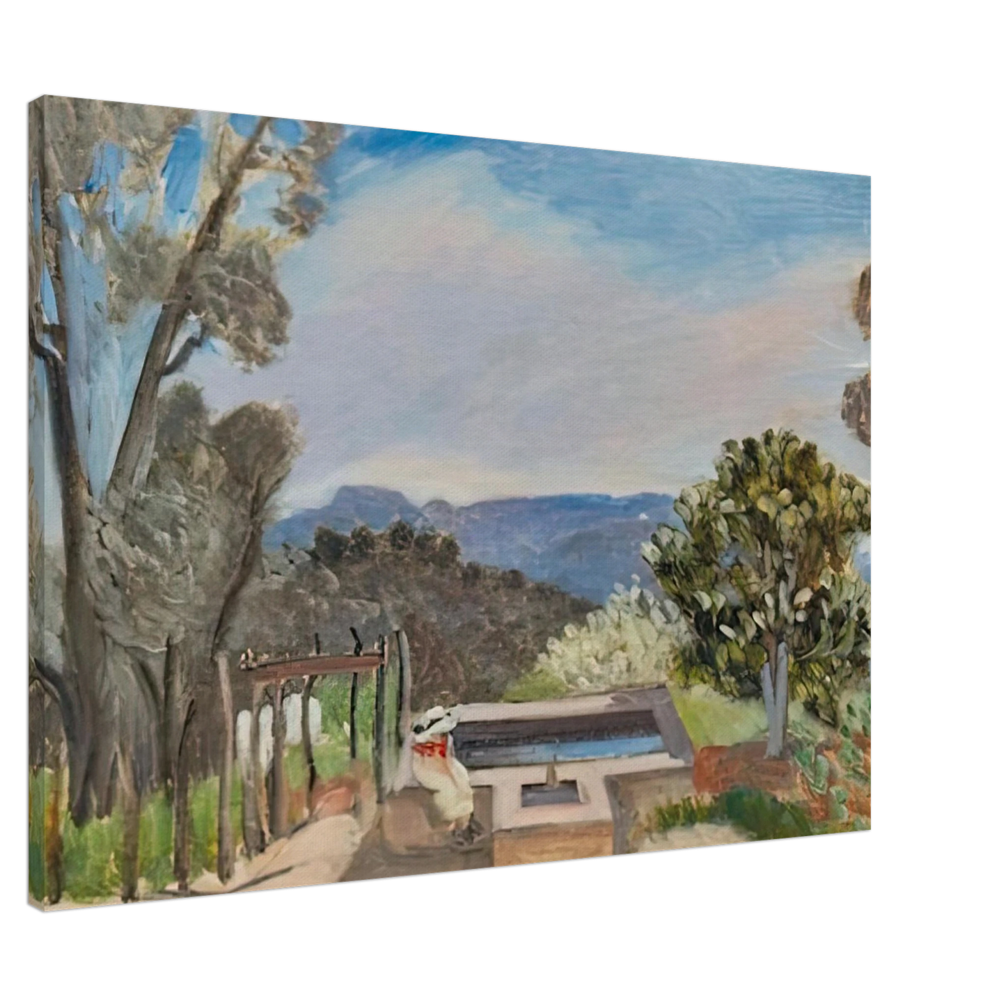 Henri Matisse - LE VIVIER PAYSAGE DE PROVENCE 1923 Canvas - 20x30 cm / 8x12 inches-canvas