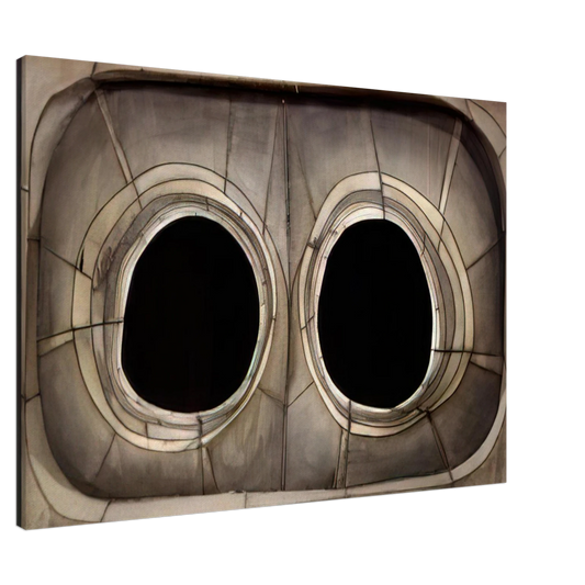 Lee Bontecou - UNTITLED 1960 Canvas - 20x30 cm / 8x12 inches-canvas