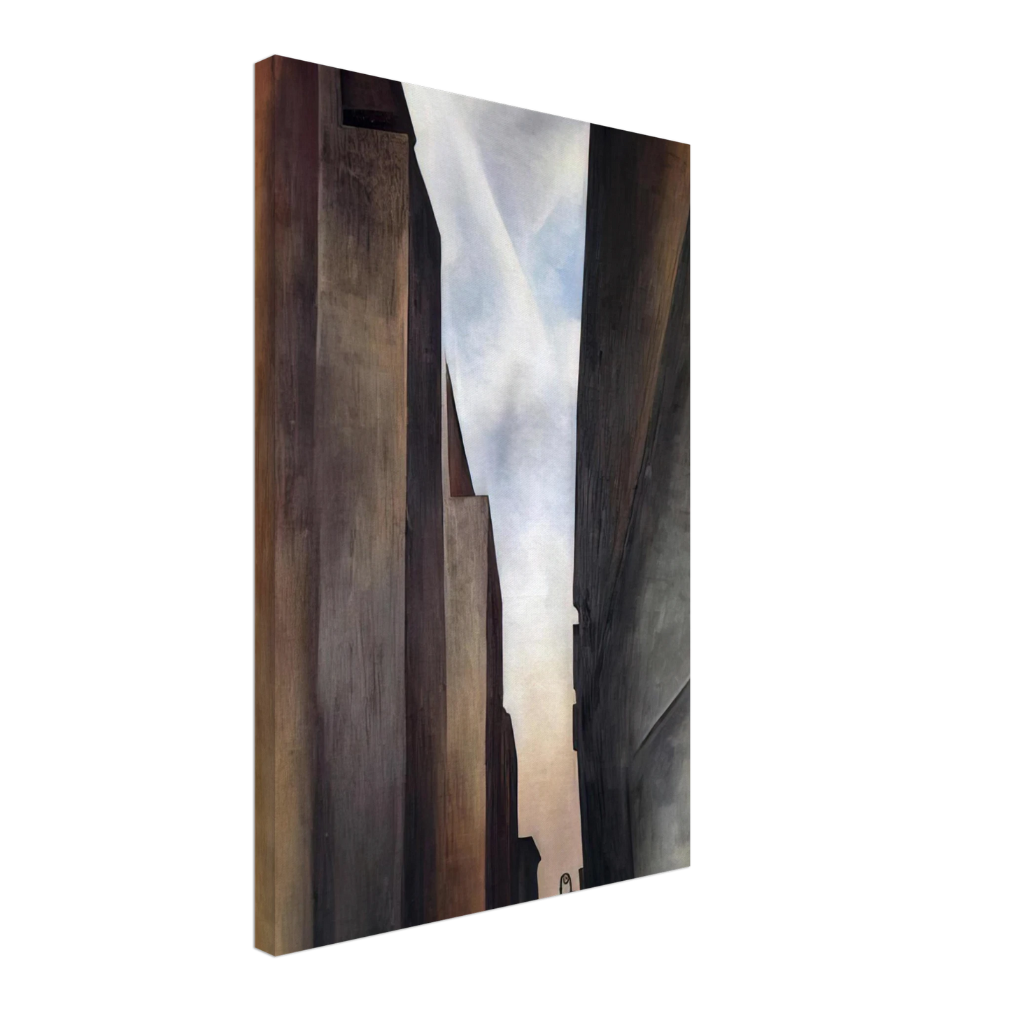 Georgia O'Keeffe - Street of New York II Canvas - 40x60 cm / 16x24 inches-canvas