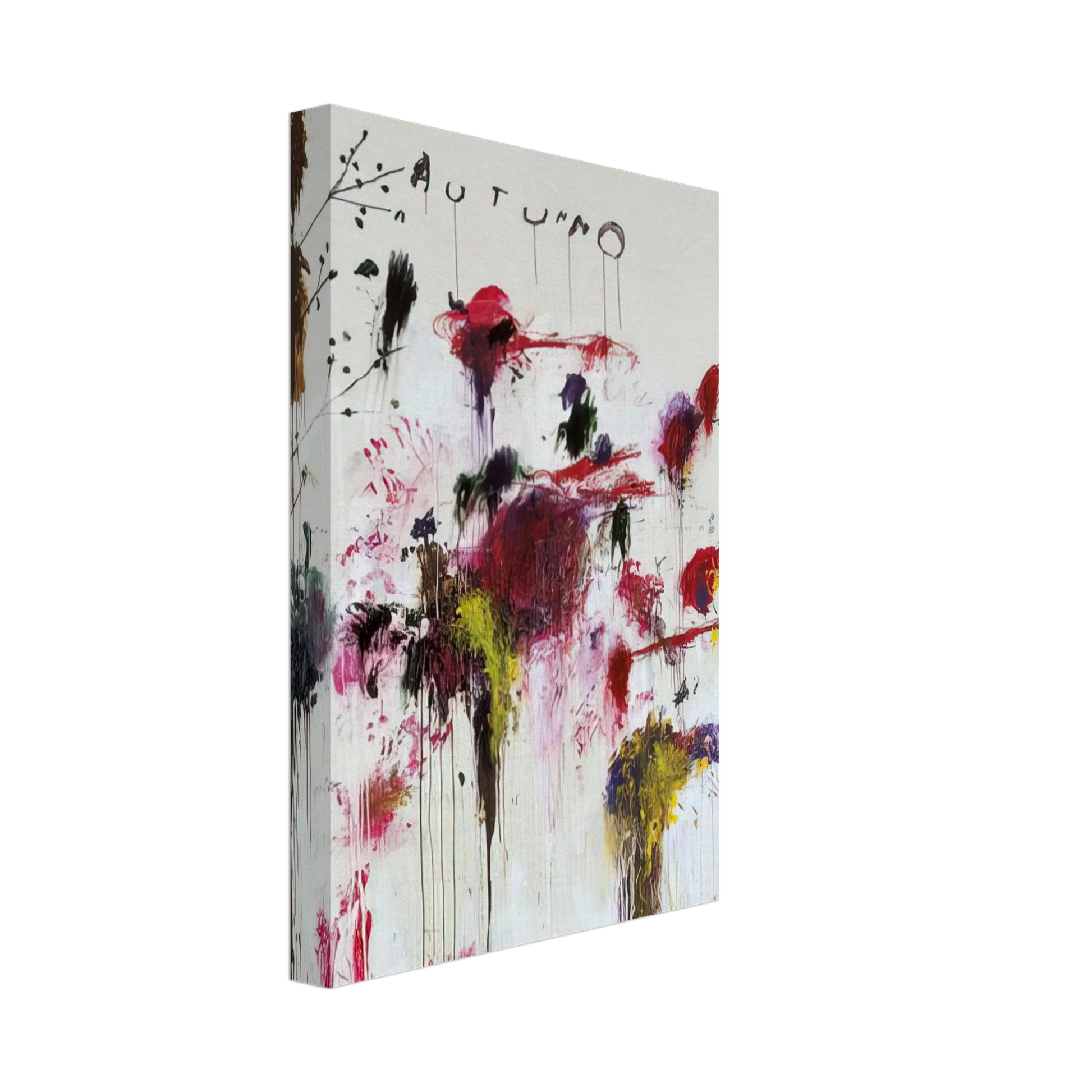 Cy Twombly - Quattro Stagioni II. Autunno Canvas - 70x100 cm / 28x40 inches-canvas