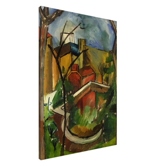 Raoul Dufy - LANDSCAPE OF FALAISE 1910 Canvas - 20x30 cm / 8x12 inches-canvas