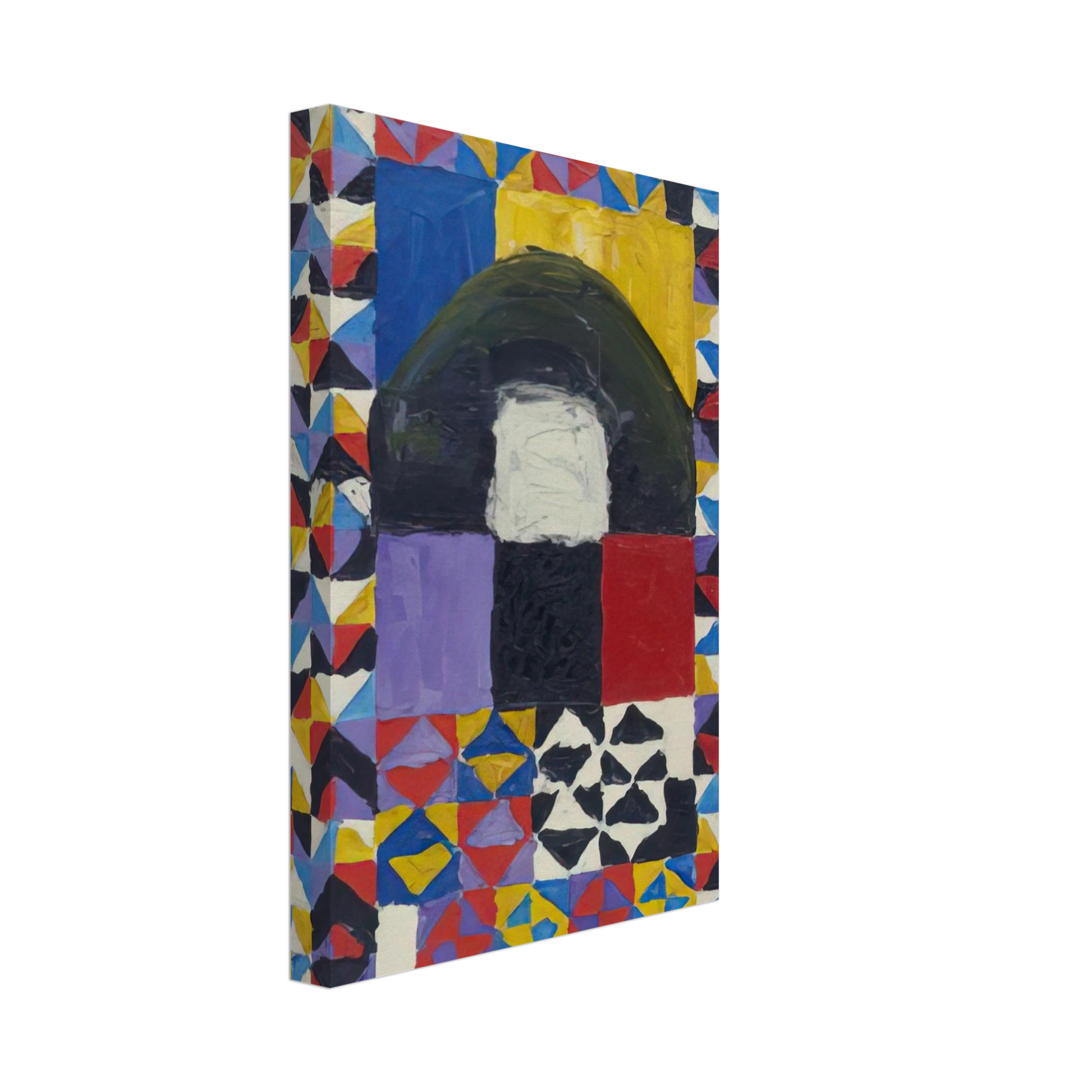 Alfred Jensen - Tattoed - 1958 Canvas - 40x60 cm / 16x24 inches-canvas