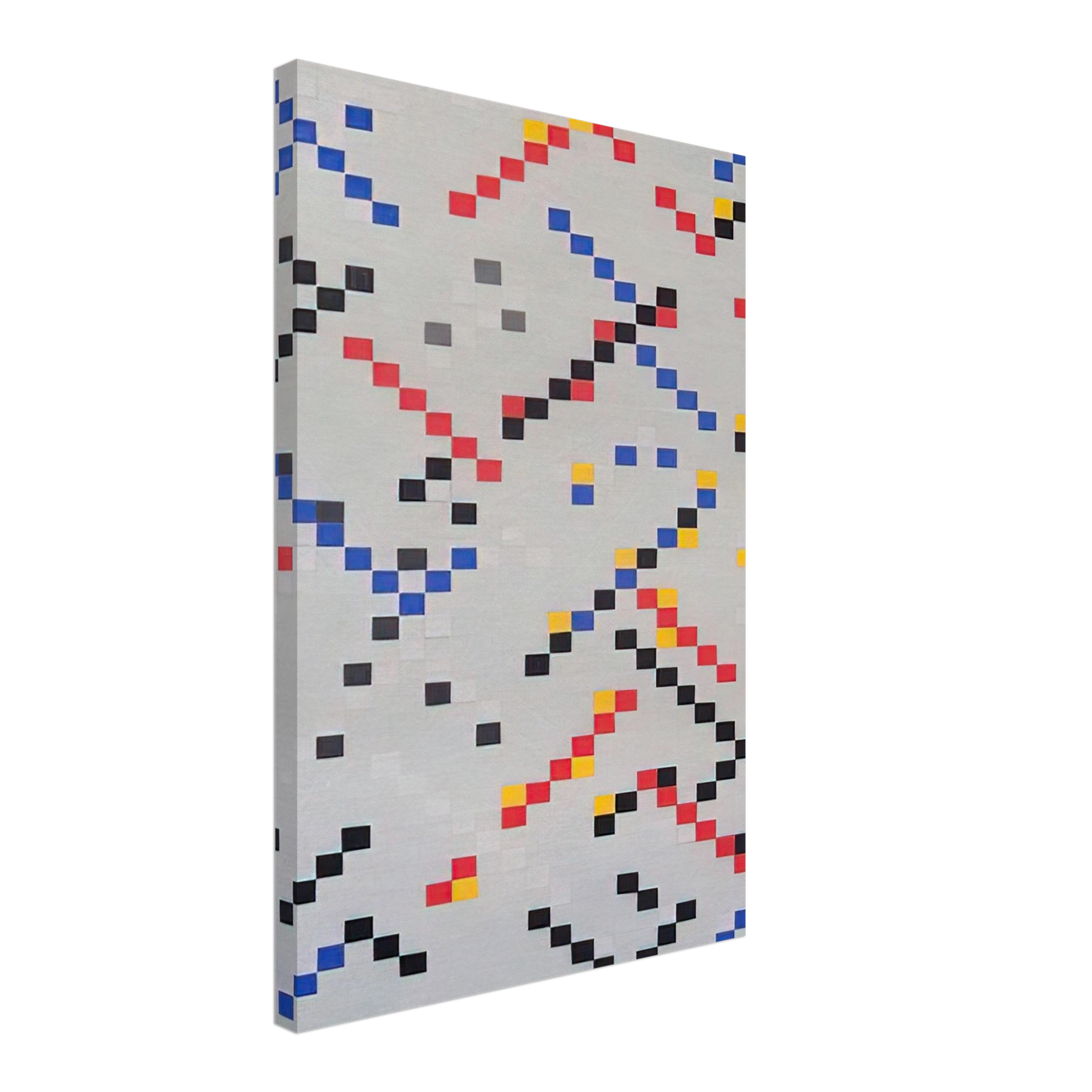 Leon Polk Smith - Inch Squares No. 3 - 1949 Canvas - 70x100 cm / 28x40 inches-canvas