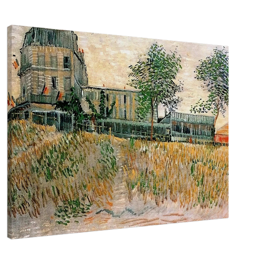 Vincent van Gogh - The Restaurant de la Sirene at Asnieres Canvas - Default Title-canvas