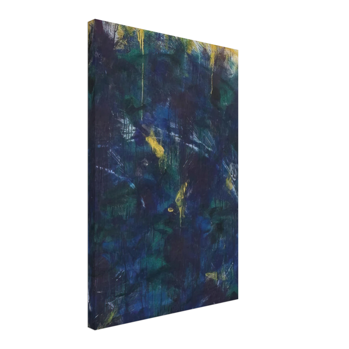 Norman Bluhm - Green Frost - 1957 Canvas - 70x100 cm / 28x40 inches-canvas