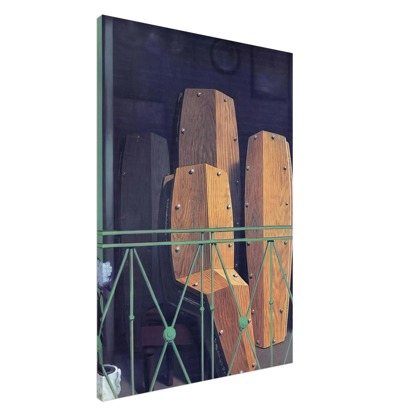 Rene Magritte - MANET S BALCONY 1950 Canvas - 20x30 cm / 8x12 inches-canvas