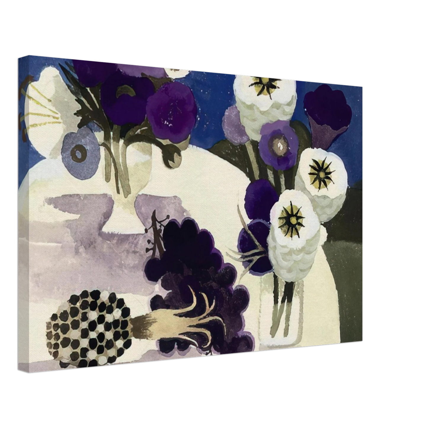 Mary Fedden - Blue - 2006 Canvas - 70x100 cm / 28x40 inches-canvas