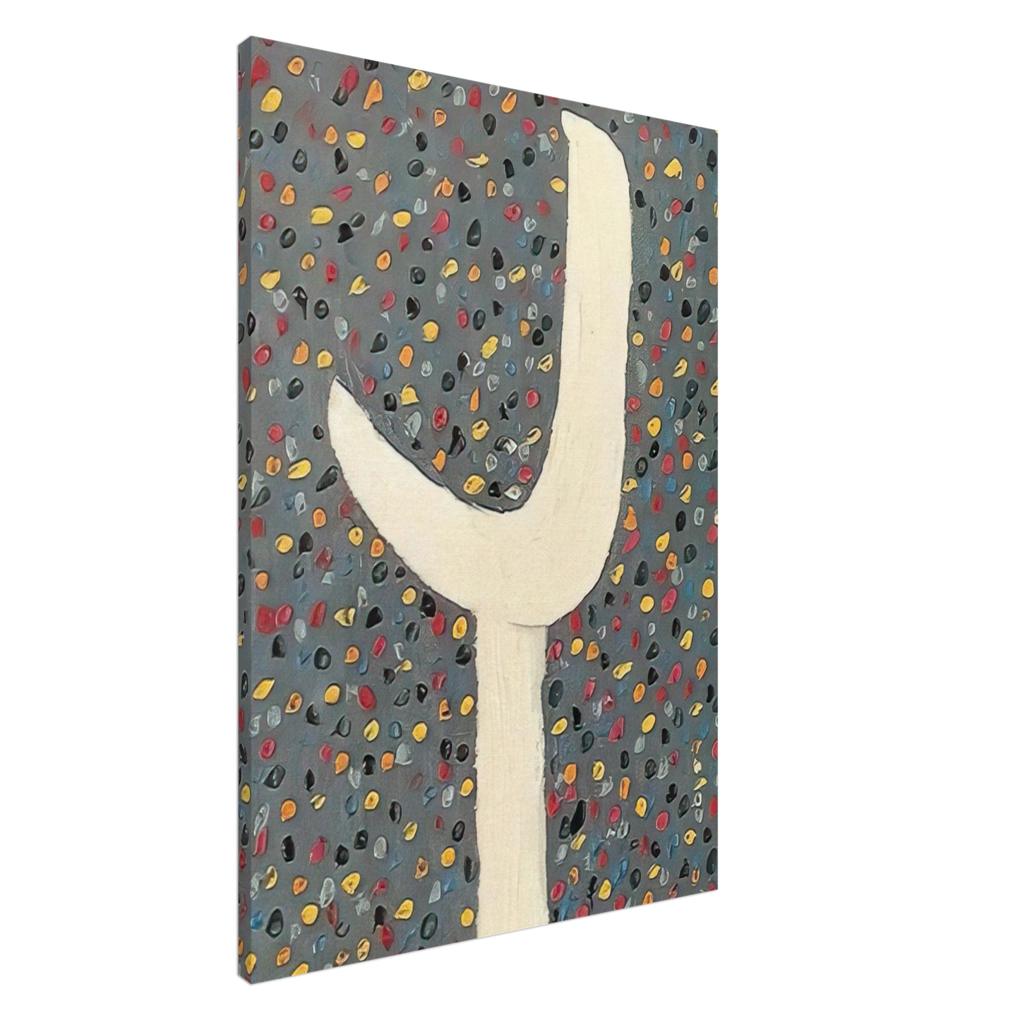 Forrest Bess - Tab Tied to the Moon Film - 1957 Canvas - 20x30 cm / 8x12 inches-canvas