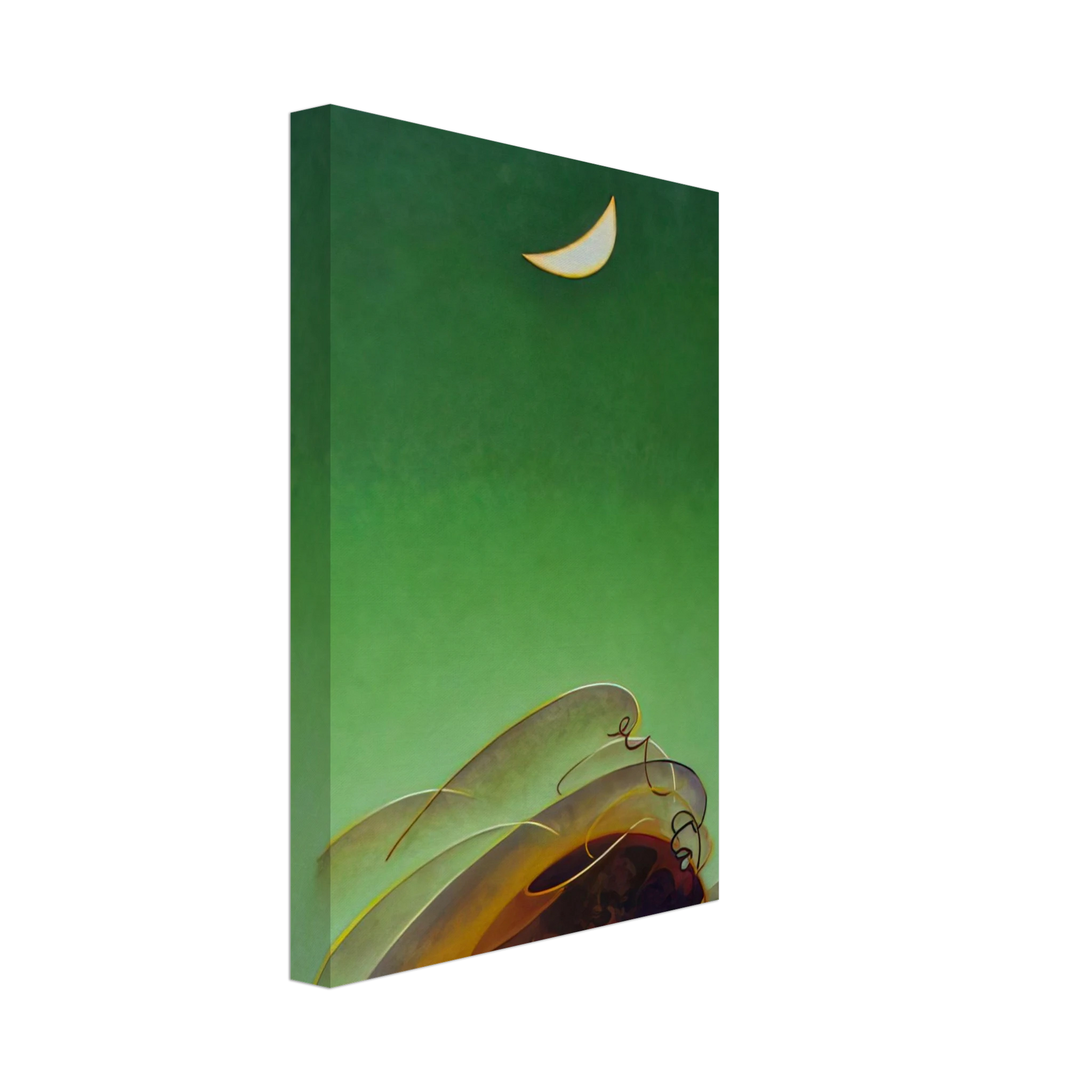 Agnes Lawrence Pelton - Spring Moon - 1942 Canvas - 70x100 cm / 28x40 inches-canvas