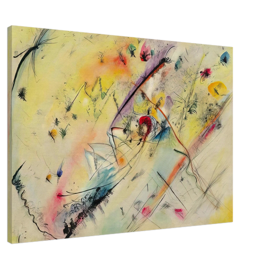 Wassily Kandinsky - BRIGHT PICTURE 1913 Canvas - Default Title-canvas