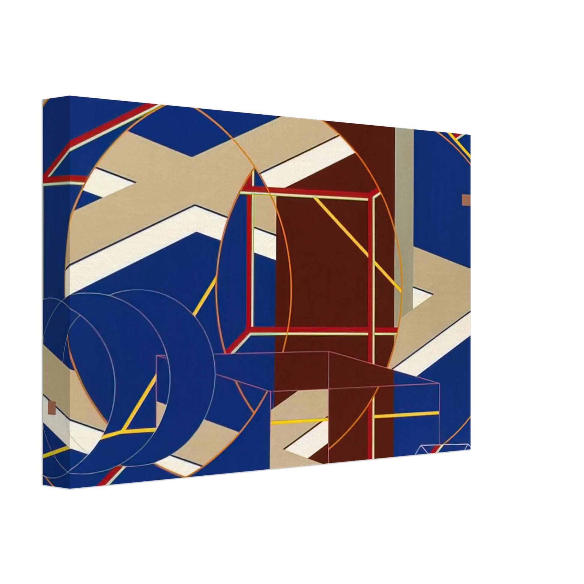 Al Held - C-B-1 Canvas - 40x60 cm / 16x24 inches-canvas