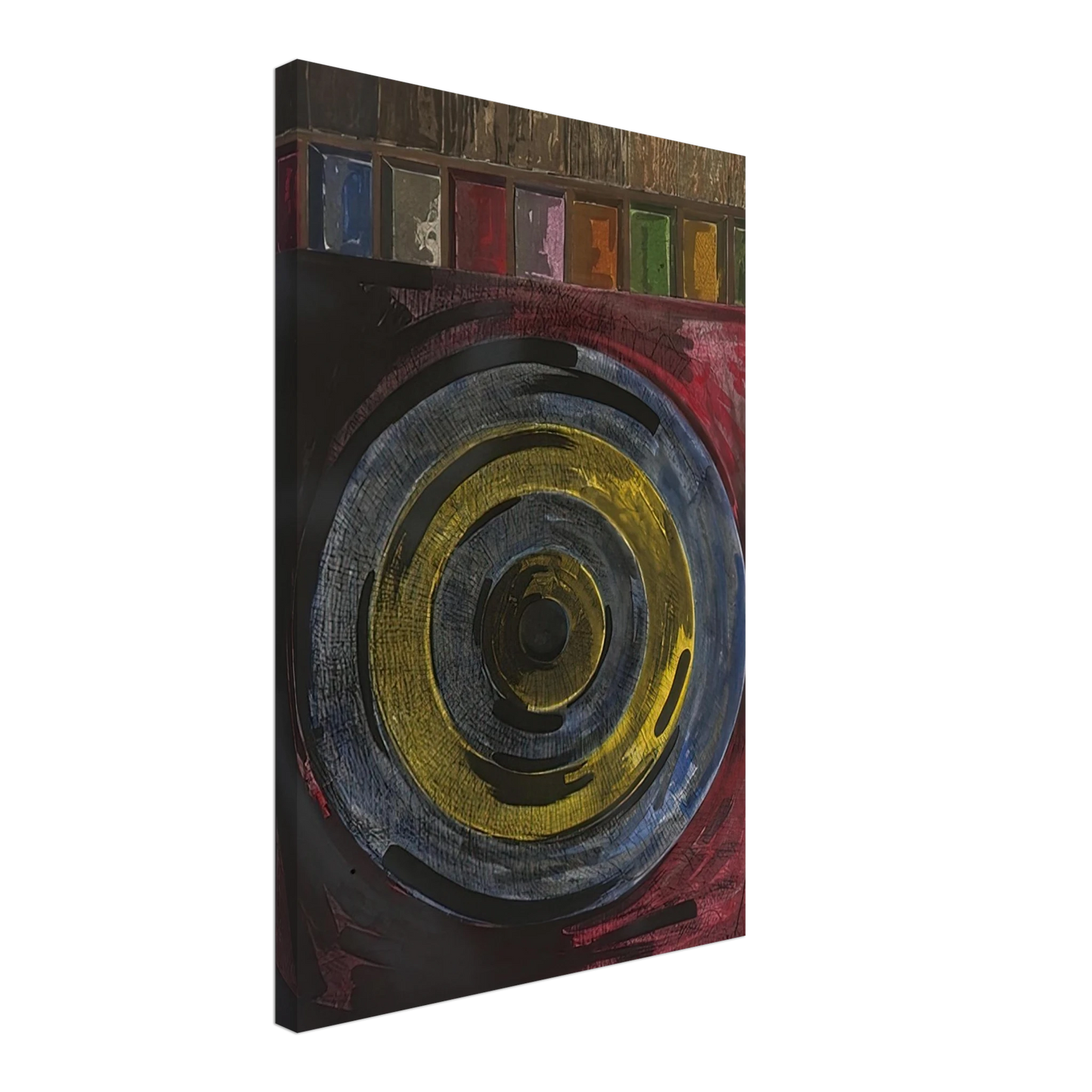 Jasper Johns - TARGET WITH PLASTER CASTS UNIVERSAL LIMITED ART EDITIONS 208 Canvas - 70x100 cm / 28x40 inches-canvas