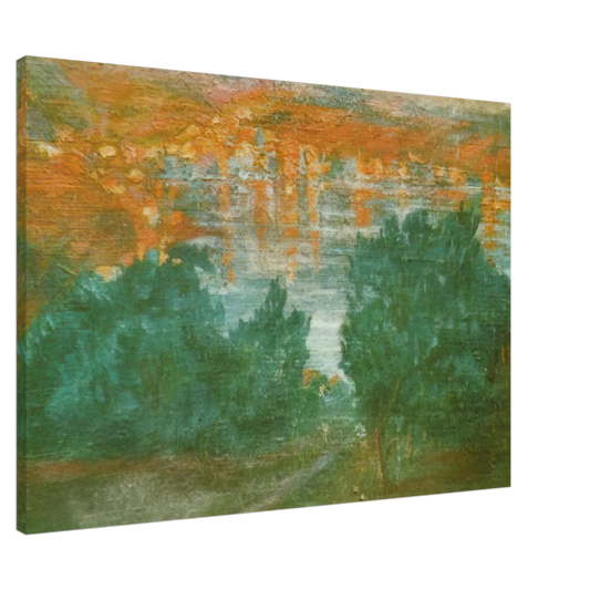 Salvador Dali - LANDSCAPE CADAQUES Canvas - 20x30 cm / 8x12 inches-canvas