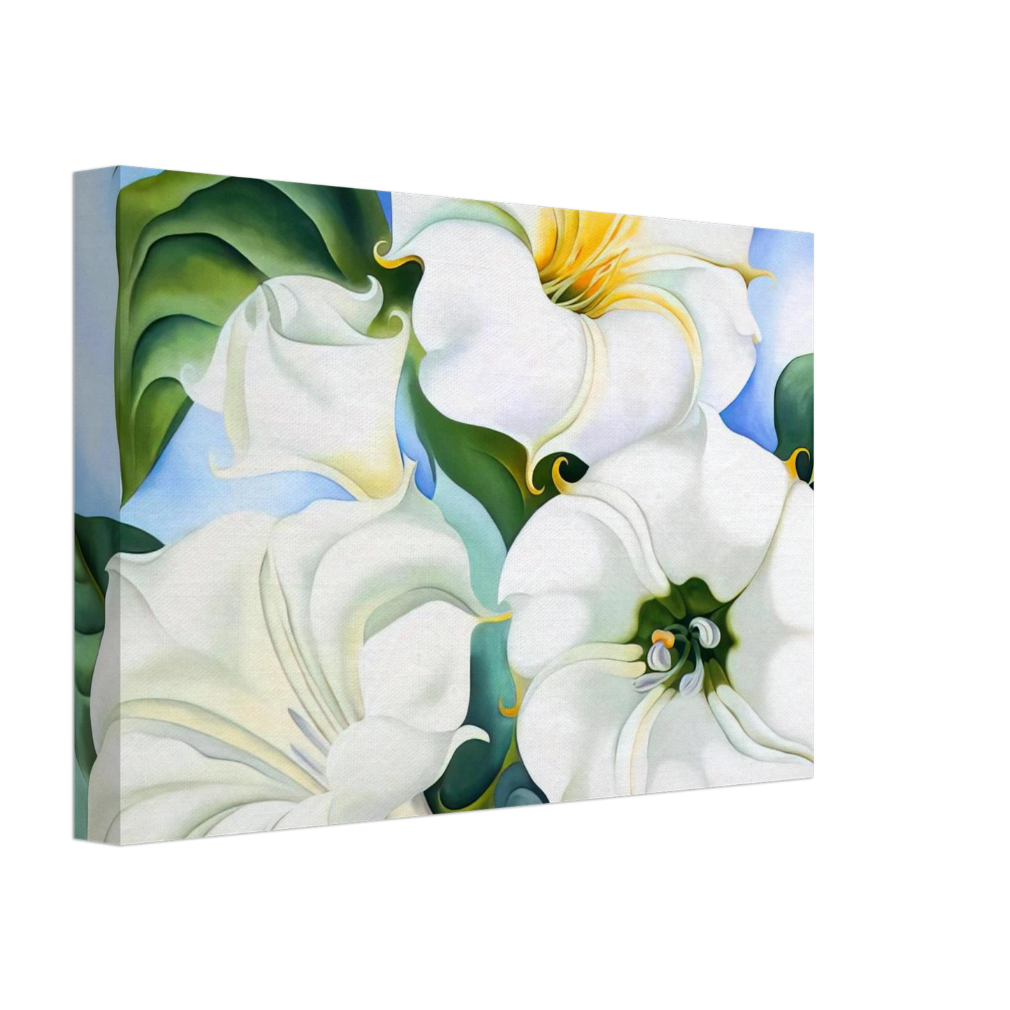 Georgia O'Keeffe - Jimson Weed 3 Canvas - 70x100 cm / 28x40 inches-canvas