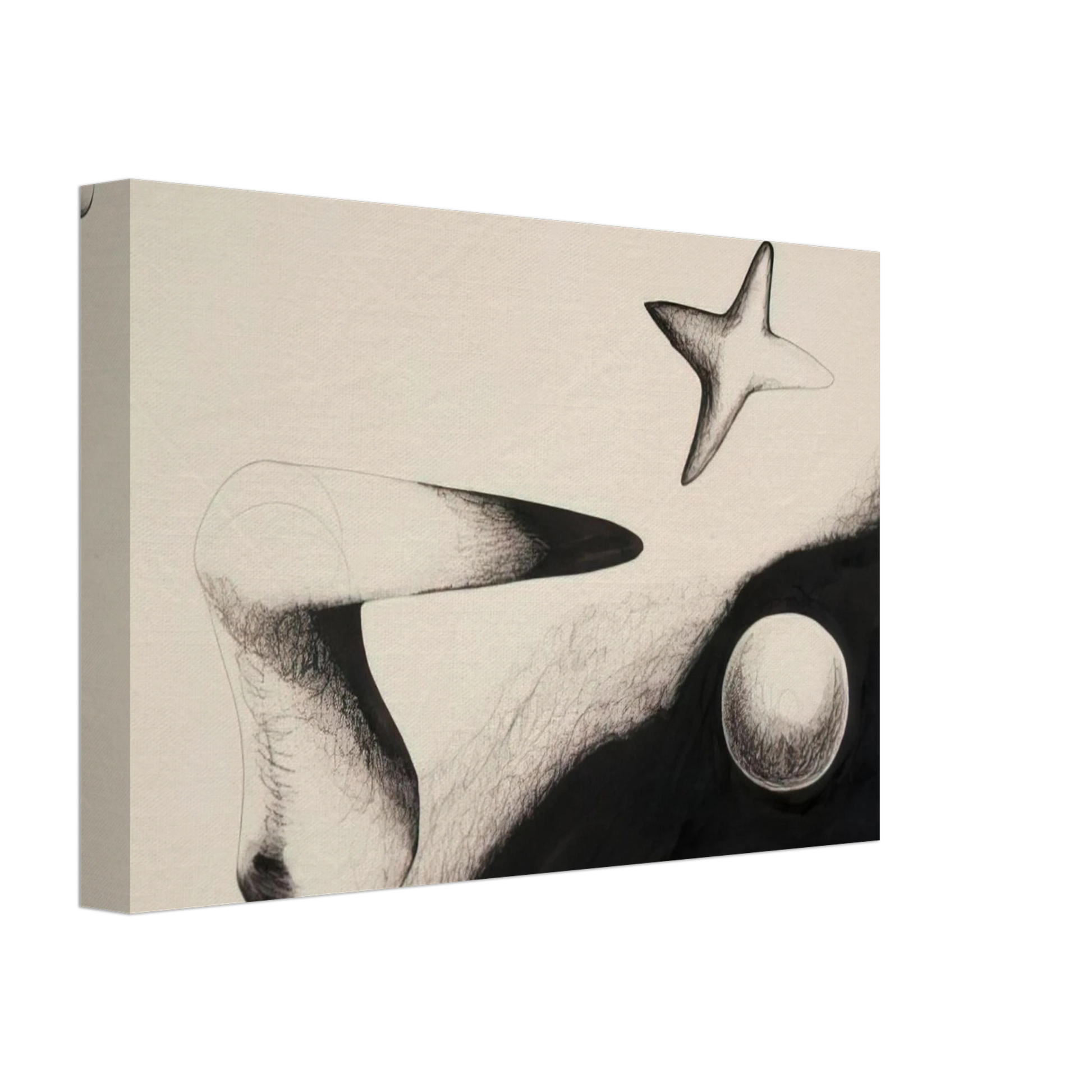 Alexander Calder - UNTITLED 1932 1 Canvas - 70x100 cm / 28x40 inches-canvas