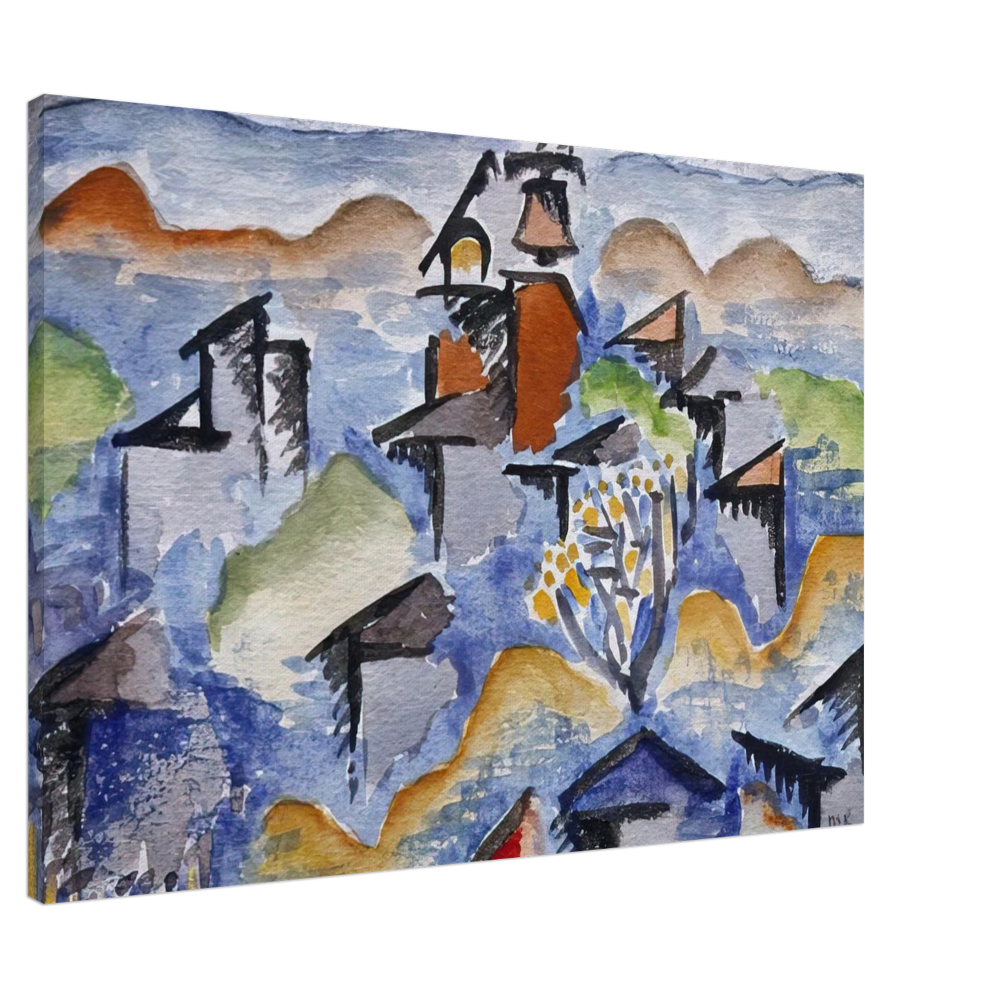 Man Ray - LANDSCAPE Canvas - 20x30 cm / 8x12 inches-canvas