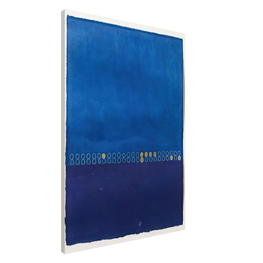 Mira Schendel - Untitled - 1970 Canvas - 20x30 cm / 8x12 inches-canvas