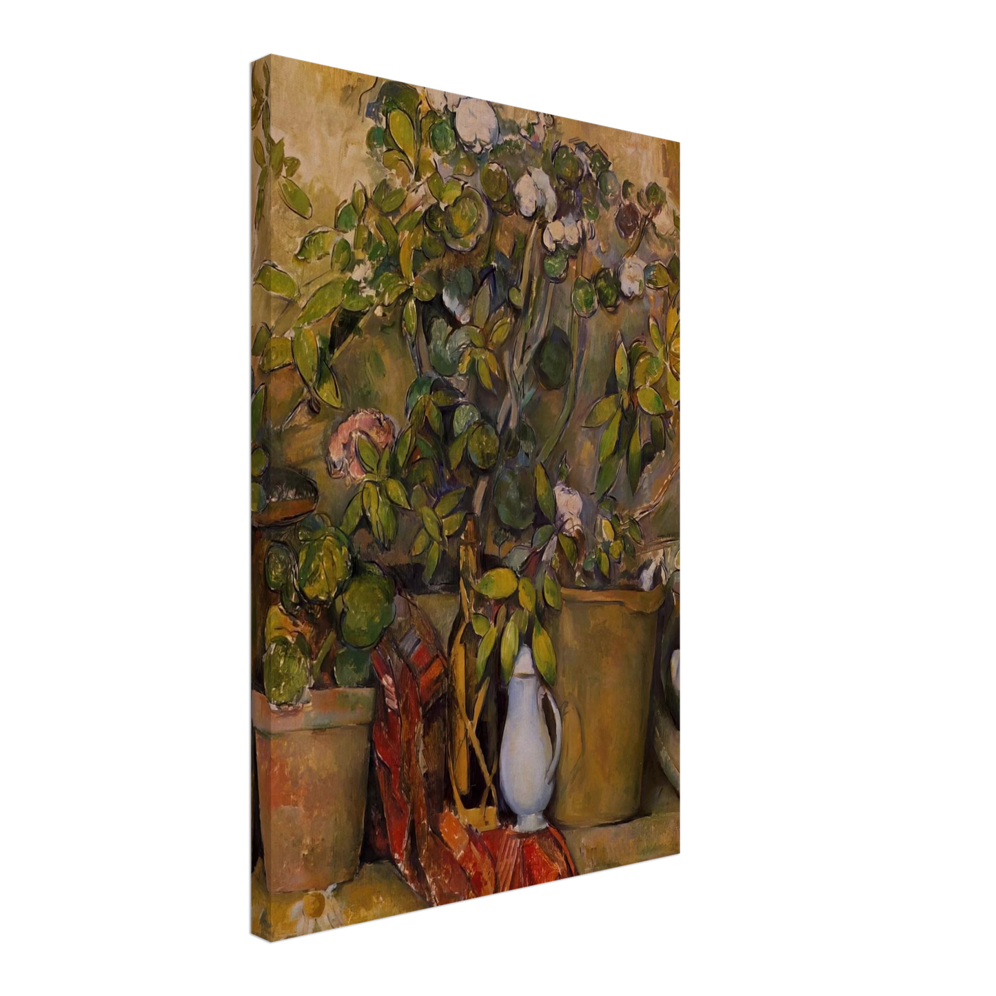 Paul Cezanne - Potted Plants Canvas - 70x100 cm / 28x40 inches-canvas