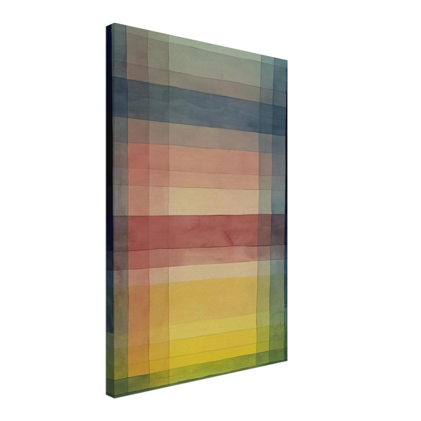 Paul Klee - ARCHITECTURE OF THE PLAIN 1923 Canvas - 40x60 cm / 16x24 inches-canvas