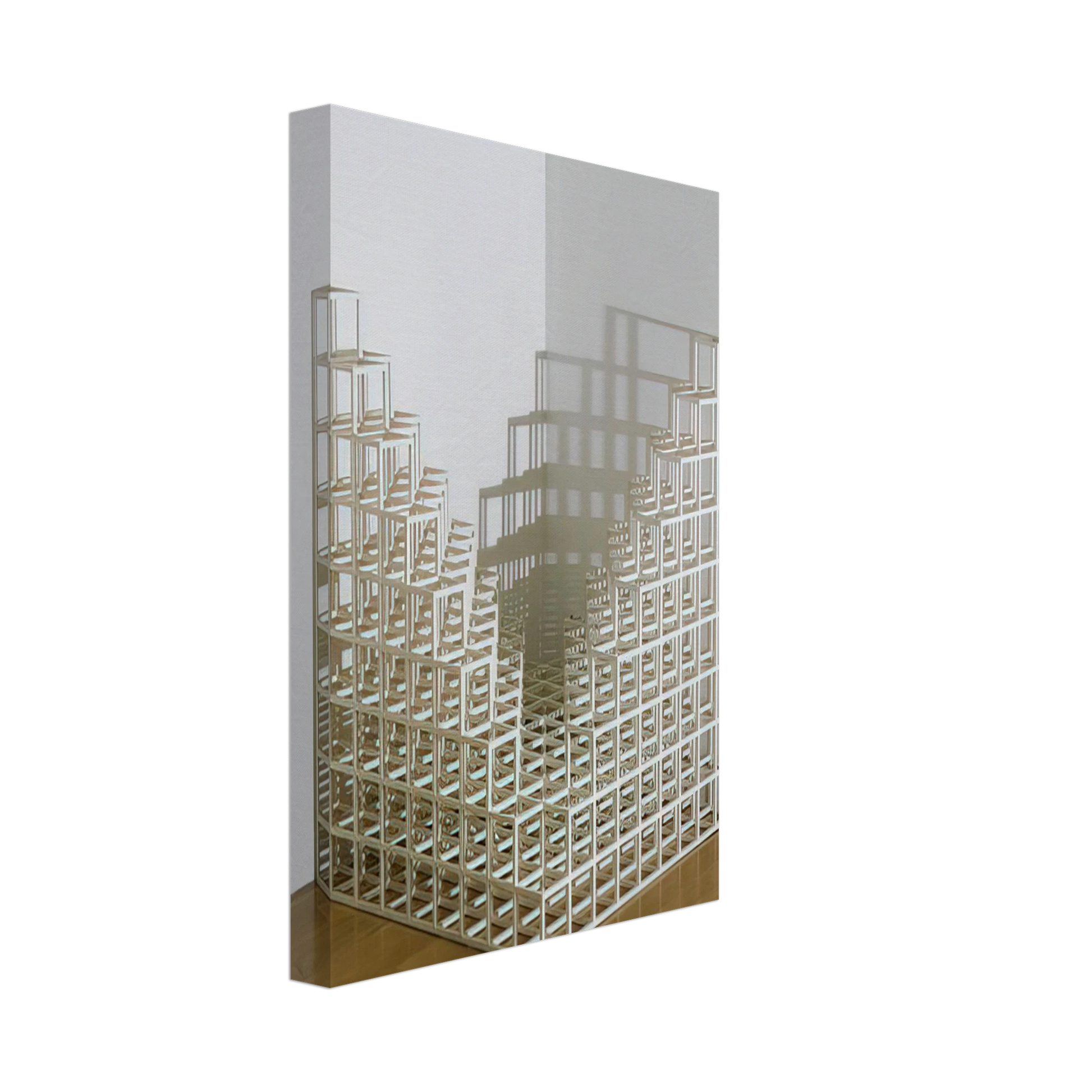 Sol LeWitt - Title Corner piece #4 Canvas - 70x100 cm / 28x40 inches-canvas