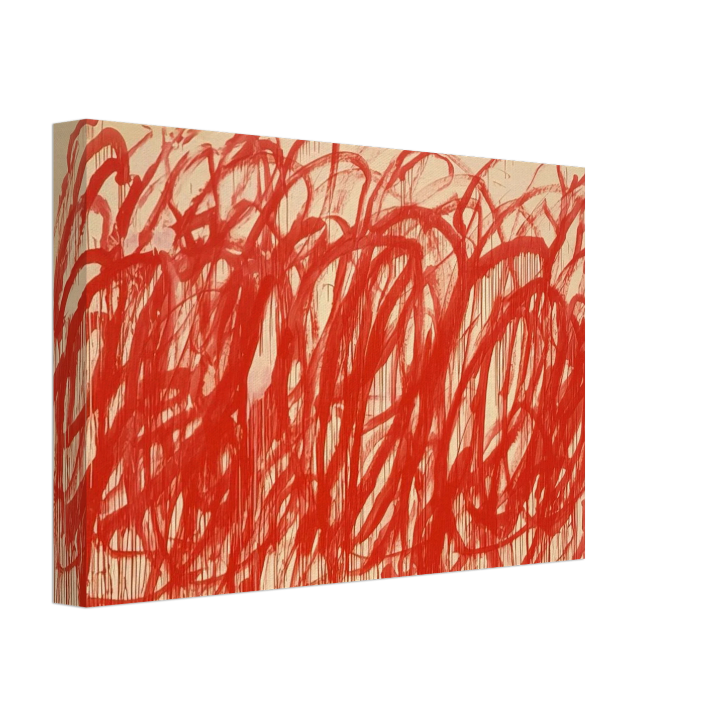 Cy Twombly - Untitled  Bacchus  Canvas - 40x60 cm / 16x24 inches-canvas