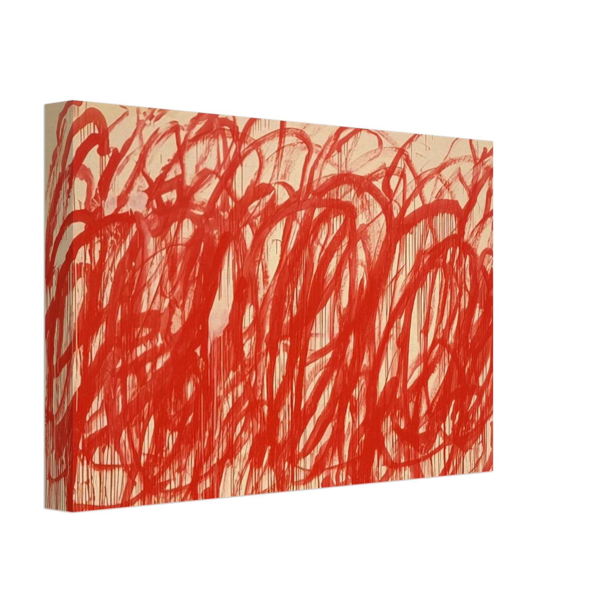 Cy Twombly - Untitled  Bacchus  Canvas - 40x60 cm / 16x24 inches-canvas